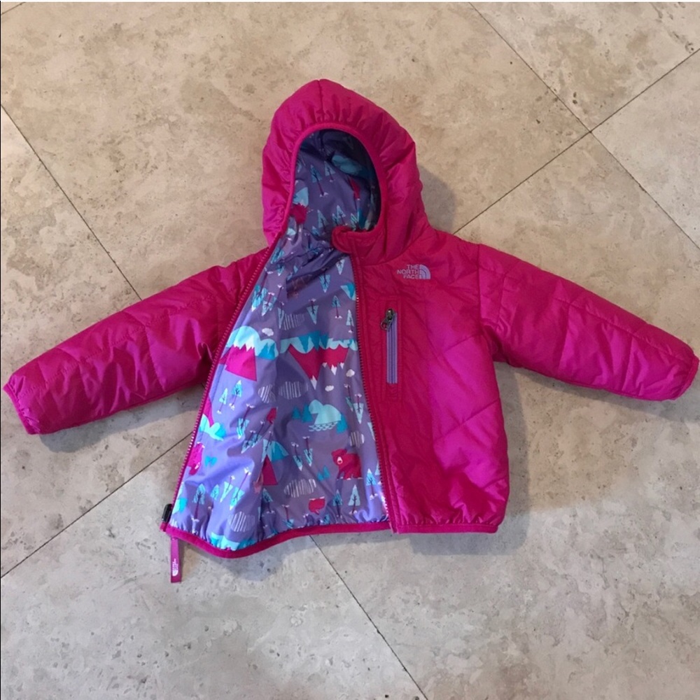 Reversible North Face toddler coat